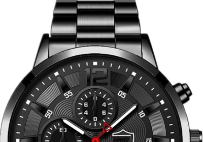 Orologio da uomo in acciaio inossidabile alla moda, personalità, quadrante grande con calendario, orologio al quarzo analogico, casual