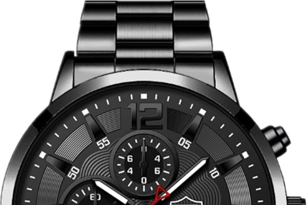 Orologio da uomo in acciaio inossidabile alla moda, personalità, quadrante grande con calendario, orologio al quarzo analogico, casual