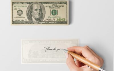 Scratch Cash Block 100 $ dollari Old Style – 50 Banconote su cui Scrivere, Soldi Coupon, Block Notes, Buoni Sconto, Gadget (Dimensioni Reali)