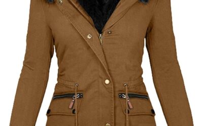 STRY Cappotto Beige Cappotto da donna Warm Zip Up Manica lunga Giacca casual con cappuccio Cappotto High Street Slim Inverno Caldo Addensare Top Cappotto Donna Lana