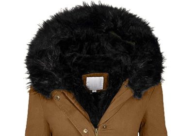 STRY Cappotto Beige Cappotto da donna Warm Zip Up Manica lunga Giacca casual con cappuccio Cappotto High Street Slim Inverno Caldo Addensare Top Cappotto Donna Lana