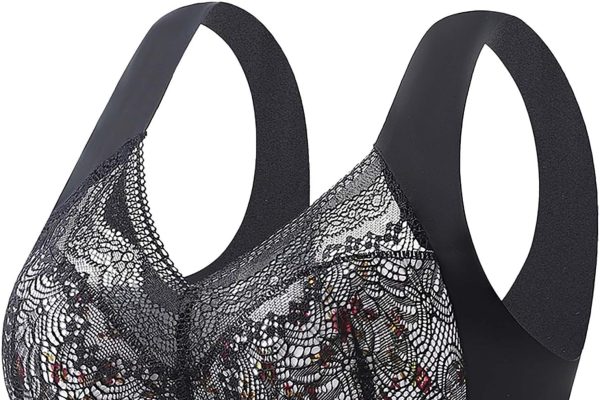 Uwdiohq Reggiseni Sostegno per Le Donne Cintura Regolabile Reggiseni A Copertura Totale Comodi Reggiseni Senza Ferretto Top Bambina Reggiseno Reggiseno Pizzo Schiena Intimo Donna di Marca