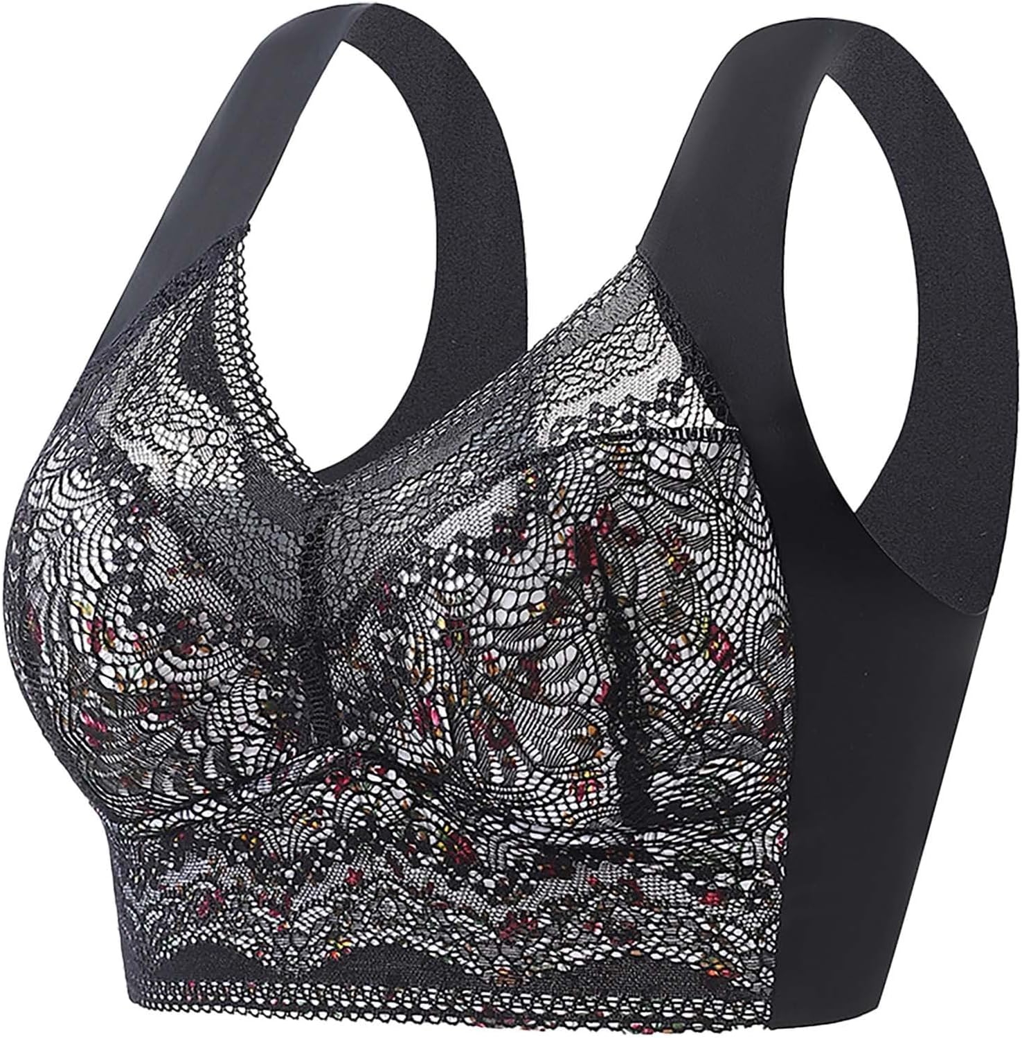 Uwdiohq Reggiseni Sostegno per Le Donne Cintura Regolabile Reggiseni A Copertura Totale Comodi Reggiseni Senza Ferretto Top Bambina Reggiseno Reggiseno Pizzo Schiena Intimo Donna di Marca