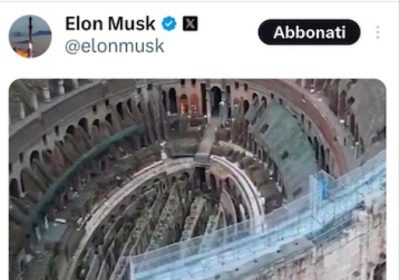Musk condivide il video su Roma realizzato da un fotografo siciliano su X – Web & Social.