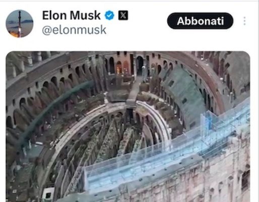 Musk condivide il video su Roma realizzato da un fotografo siciliano su X – Web & Social.