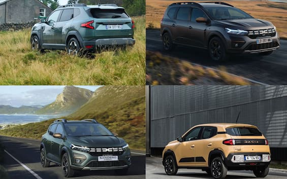 Spring, Sandero, Duster e Jogger: il test drive delle auto della gamma Dacia