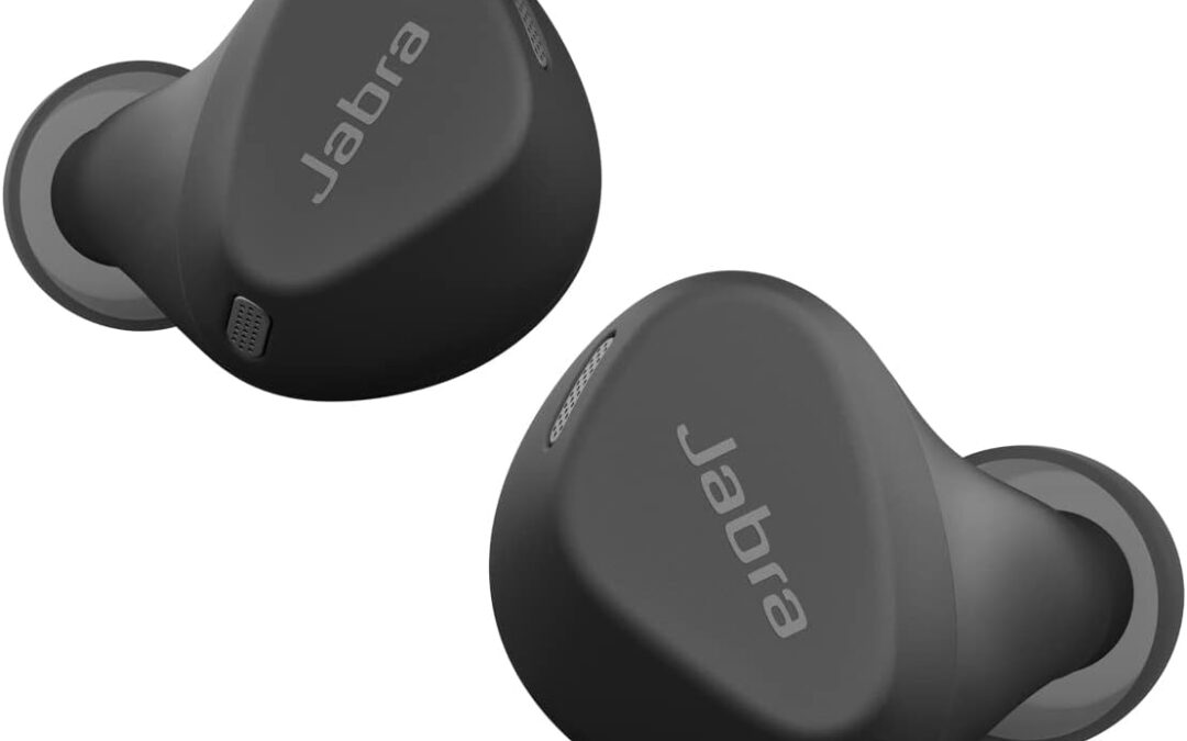 Jabra Elite 4 Active Auricolari Bluetooth In-Ear, Auricolari Wireless Con Secure Sport Fit, 4 Microfoni Integrati, Cancellazione Attiva Del Rumore E Tecnologia Hearthrough Regolabile, Nero