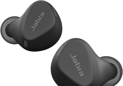 Jabra Elite 4 Active Auricolari Bluetooth In-Ear, Auricolari Wireless Con Secure Sport Fit, 4 Microfoni Integrati, Cancellazione Attiva Del Rumore E Tecnologia Hearthrough Regolabile, Nero