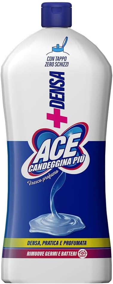 ACE Candeggina Più Denso Squeeze Fresco Profumo, Flacone da 1 litro