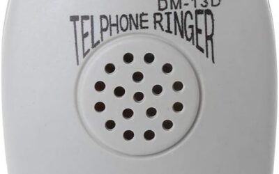 ruiruiNIE Suoneria Telefono Fisso con Amplificatore Suoneria Extra Forte per Il Vecchio Elder Beige