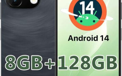 UMIDIGI G9T Smartphone Android 14 8GB Ram 128GB Rom 1TB Telefono Cellulare 6.75″ HD 90Hz,13MP 5MP Cellulari 5000mAh Batteria,Dual SIM,Fingerprint Face ID,2.4G 5G WiFi GPS OTG 2024 Nero