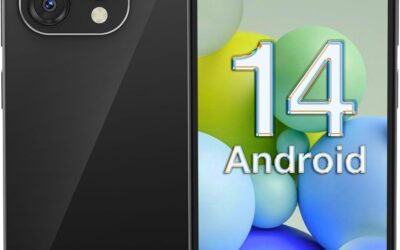 DOOGEE N55 Smartphone Android 14, 9(4+5) GB + 128GB, 1TB TF Octa Core, Smartphone 6.56″ HD+ 90Hz, 5150mAh Batteria 13+8MP Fotocamera Telefono, Face ID/OTG/GPS/Widevine L1 Telefono Cellulare Nero