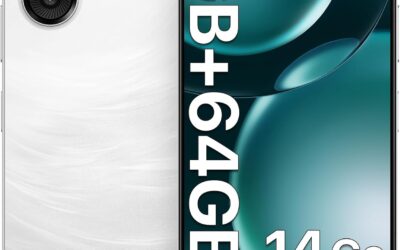 UMIDIGI G9A Smartphone, Android 14 Go Telefono Cellulare, 8GB+64GB/1TB Telefono, 6.75 Pollici HD Display, 4G Dual SIM Telefoni, Octa-Core/13MP+8MP Fotocamera/Batteria 5000mAh/Face ID/GPS/OTG – Bianco