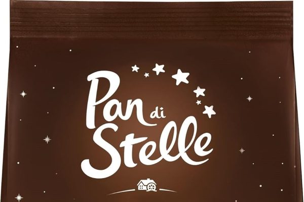 Pan di Stelle Biscotti Frollini con Cacao, Cioccolato e Latte Fresco Italiano, Colazione Ricca di Gusto, 350 g