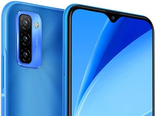 Ulefone 4G Smartphone Offerta NOTE 12, 4GB+128GB, 7700mAh Massiccia Batteria Cellulare DUAL SIM, Schermo HD+ 6,82”, Slot Per 3 Schede, Android 11 Go, Fotocamera Tripla 13MP, Sblocco Facciale Blu