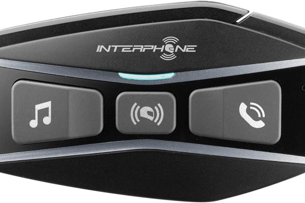 INTERPHONE UCOM16 – Singolo – Interfono Tecnologia Mesh 2.0 e Bluetooth 5.0, Uso 24 Piloti, Distanza 1,6Km, Autonomia Fino a 15 Ore, Mp3, GPS, Impermeabile IP67, Universale