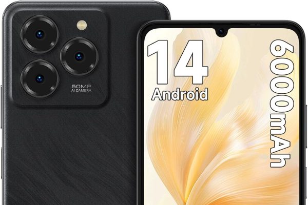 Ulefone Note 20 Pro Smartphone Android 14(2024), Octa-Core, 8GB + 256GB, 6.75″ HD+/90Hz, Batteria 6000mAh/18W, 4G Telefono Cellulare 50MP, Cellulari Dual SIM/Fingerprint/Face ID/OTG/2 anni di garanzia