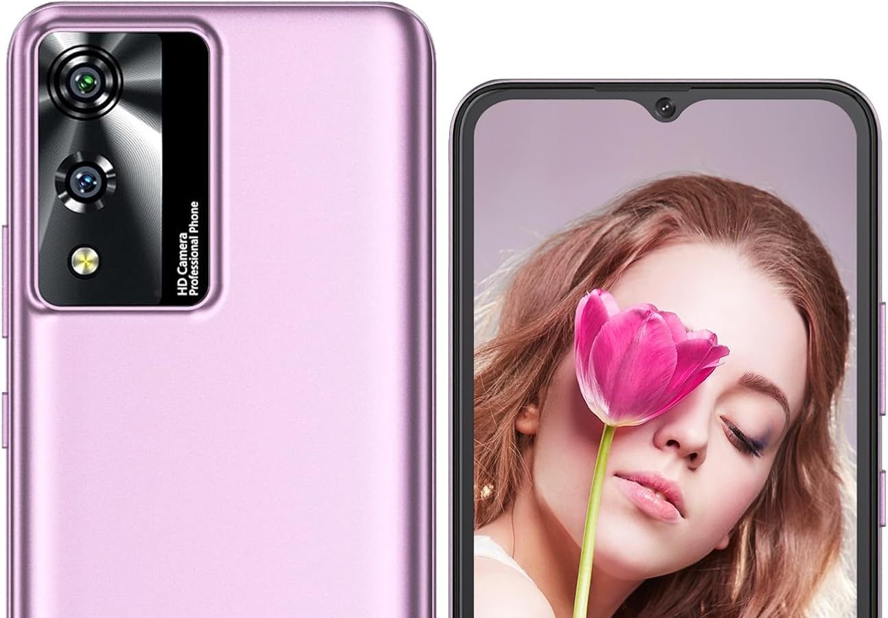 CUBOT A10 Smartphone Android 14, 12GB + 128GB / 1 TB, 6.56 Pollici HD+ Cellulare, 5100mAh Batteria, 48MP Camera Octa Core Processore Dual SIM, OTG, Face ID, GPS (Viola)