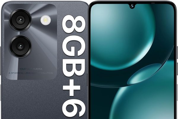 UMIDIGI G9A Smartphone, Android 14 Go Telefono Cellulare, 8GB+64GB/1TB Telefono, 6.75 Pollici HD Display, 4G Dual SIM Telefoni, Octa-Core/13MP+8MP Fotocamera/Batteria 5000mAh/Face ID/GPS/OTG – Nero