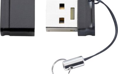 Intenso Slim Line – 8 GB Chiavetta USB 3.2 Gen 1×1 – Memoria USB portatile – velocità ottima fino a 100 MB/sec., nero
