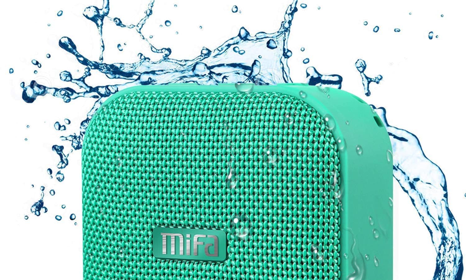 MIFA Altoparlante Mini Portatile Bluetooth 4.2 Tecnologia DSP, IP56 Impermeabile, Scheda Micro SD, Cavo Audio 3,5 mm e Microfono Incorporato per iPhone, iPad, Samsung, Huawei, Honor, Verde