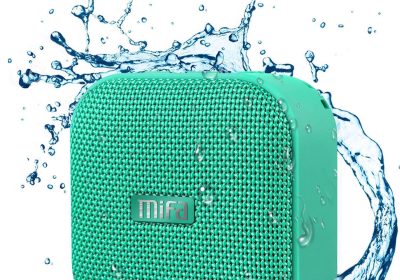 MIFA Altoparlante Mini Portatile Bluetooth 4.2 Tecnologia DSP, IP56 Impermeabile, Scheda Micro SD, Cavo Audio 3,5 mm e Microfono Incorporato per iPhone, iPad, Samsung, Huawei, Honor, Verde