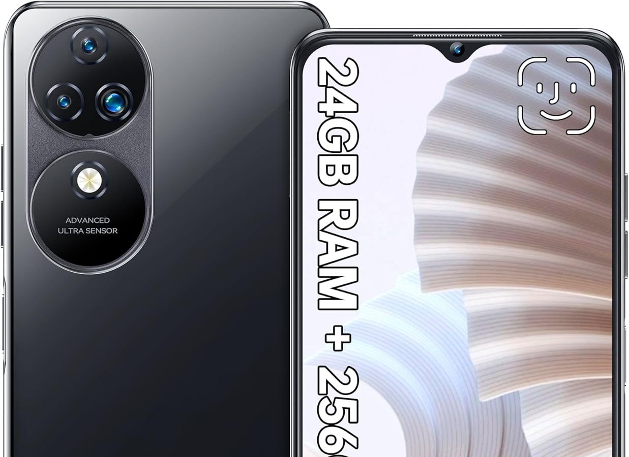 OUKITEL C38 Smartphone – 24GBRAM + 256GB ROM/1TB-TF, 6.6″ FHD+ Octa-Core Android 13 Telefono, 5150mAh Batteria 48MP+32MP Smartphone Offerta, 4G Dual SIM Telefono, Fingerprint/OTG/GPS