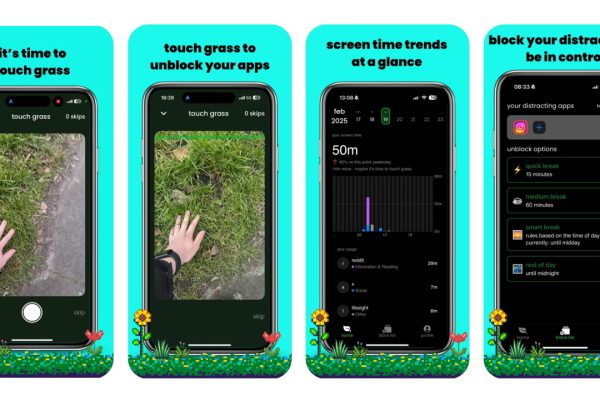 Touch Grass: un'app blocca l'accesso ai social fino a quando non si dimostra di essere all'aperto