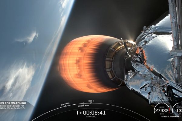 Una perdita di ossigeno ha causato il problema al secondo stadio di un razzo spaziale Falcon 9 di SpaceX