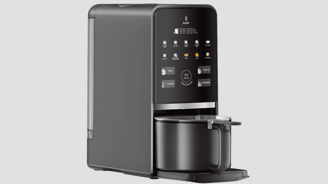 La stazione per produrre latte vegetale in casa