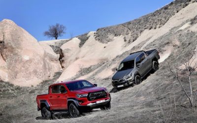 Toyota Hilux 2025, il test drive del pick-up in Cappadocia. Foto