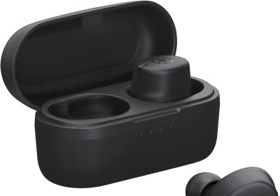 Yamaha TW-E3C Auricolari In-Ear Bluetooth True Wireless con Tecnologia True Sound, Tecnologia Clear Voice Capture, Modalità Gaming, Suono Ambientale e Listening Care – Nero