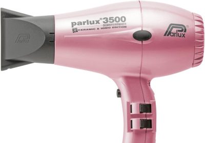 Parlux 3500 Super Compact – Asciugacapelli Professionale, Tecnologia Ionica e Ceramica, 2000W, Rosa
