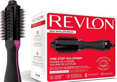 REVLON One-Step Asciugacapelli Volumizzante per capelli da medi a corti (One-Step, Tecnologia Ionica e Ceramica) RVDR5282UKE