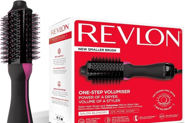 REVLON One-Step Asciugacapelli Volumizzante per capelli da medi a corti (One-Step, Tecnologia Ionica e Ceramica) RVDR5282UKE