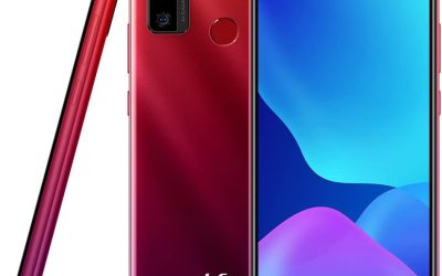 Cellulare Offerta Ulefone NOTE 10P, 3GB RAM 128GB ROM, Tripla Fotocamera 13MP, Smartphone DUAL SIM 4G, HD+ 6,5”, Slot Per 3 Schede, Android 11, Batteria 5500mAh Impronte Digitali GPS WIFI Rosso