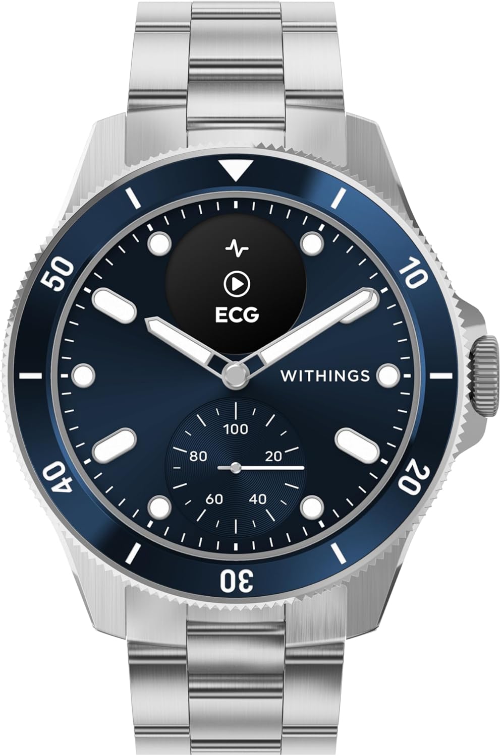 WITHINGS ScanWatch Nova, Smartwatch ibrido per la salute del cuore per uomini e donne – ECG, SpO2, monitoraggio temperatura, sonno, salute respiratoria, ciclo, batteria 30 giorni, per iOS e Android