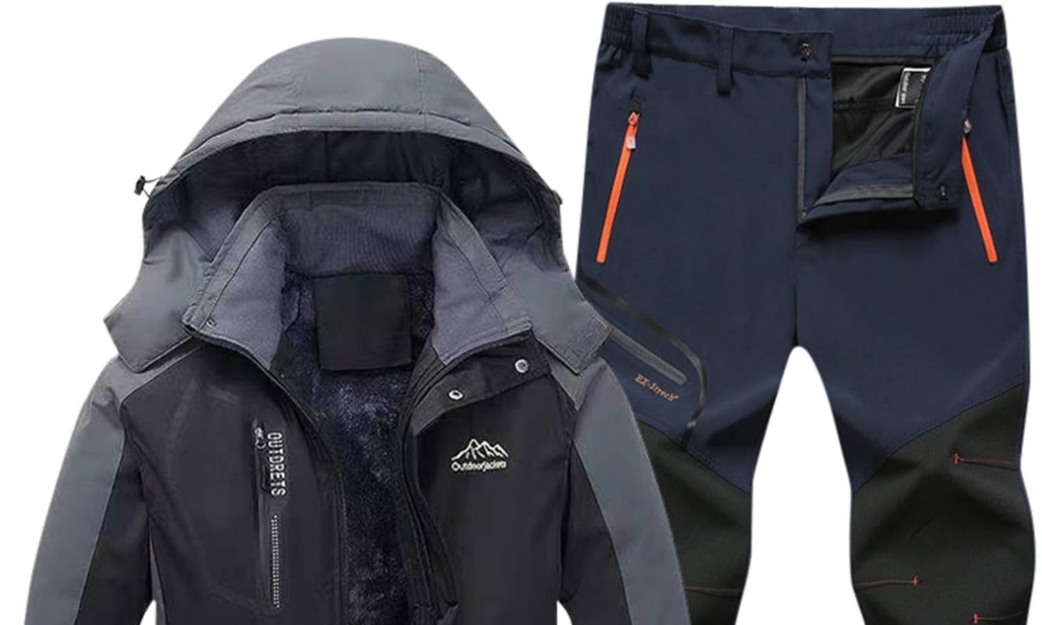 Offerte Black Friday: Tuta Da Sci Da Uomo, Set Da 2 Pezzi, Tuta Da Neve Da Uomo, In Due Pezzi, Per Attività All’aria Aperta, Antivento, Con Cappuccio, Traspirante, Softshell E Pantaloni Da Neve Dama