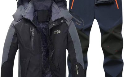 Offerte Black Friday: Tuta Da Sci Da Uomo, Set Da 2 Pezzi, Tuta Da Neve Da Uomo, In Due Pezzi, Per Attività All’aria Aperta, Antivento, Con Cappuccio, Traspirante, Softshell E Pantaloni Da Neve Dama