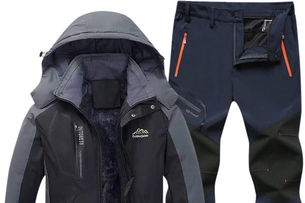 Offerte Black Friday: Tuta Da Sci Da Uomo, Set Da 2 Pezzi, Tuta Da Neve Da Uomo, In Due Pezzi, Per Attività All’aria Aperta, Antivento, Con Cappuccio, Traspirante, Softshell E Pantaloni Da Neve Dama