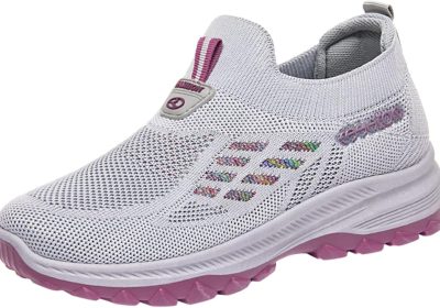 Scarpe da Corsa Donna,Scarpe Sportive da Esterno Basse Camminata Scarpe da Casa Tecnologia Leggera Trail Running Costruzione Piattaforma Piatta Offerta Unisex Running