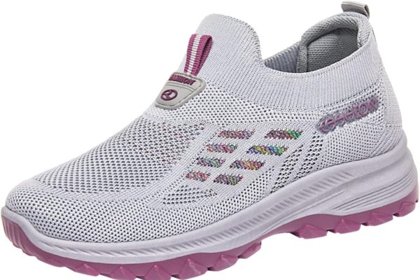 Scarpe da Corsa Donna,Scarpe Sportive da Esterno Basse Camminata Scarpe da Casa Tecnologia Leggera Trail Running Costruzione Piattaforma Piatta Offerta Unisex Running