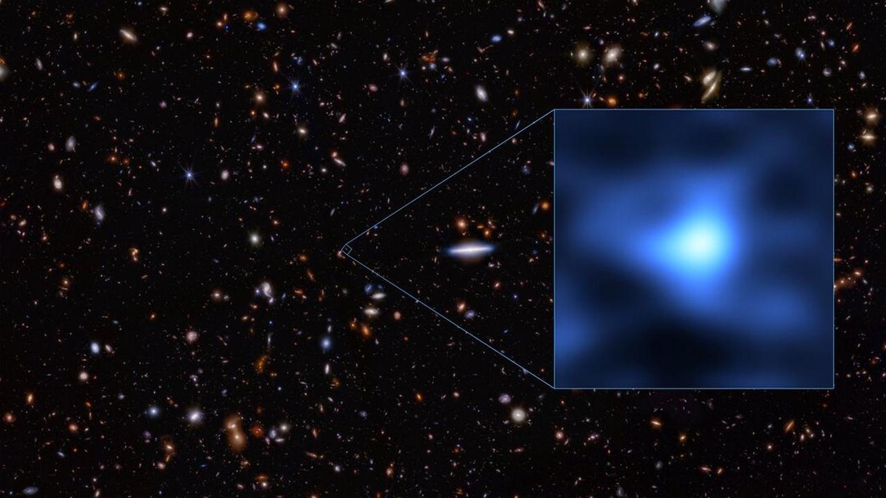 Grazie ad ALMA di ESO è stato trovato ossigeno nella galassia dell'Universo primordiale JADES-GS-z14-0