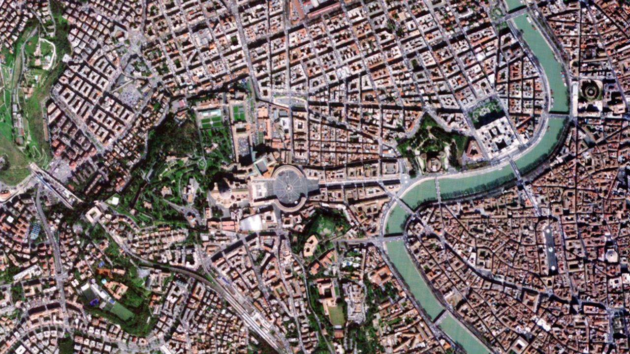 Pathfinder Heo, la città di Roma nella prima immagine della costellazione di satelliti Iride