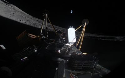 Il lander Intuitive Machines Athena è atterrato, di lato, in un cratere sulla Luna: missione terminata