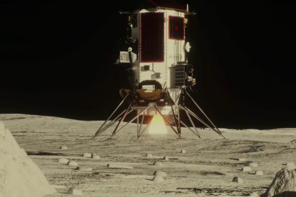 Il lander lunare statunitense Intuitive Machines Athena è atterrato sulla Luna nella zona del Mons Mouton