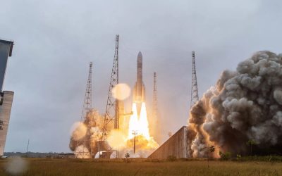 Lanciato il secondo razzo spaziale Arianespace Ariane 6 con il satellite militare francese CSO-3
