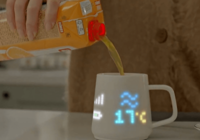 PixelMug P1 è una tazza con display nella ceramica e funzioni AI