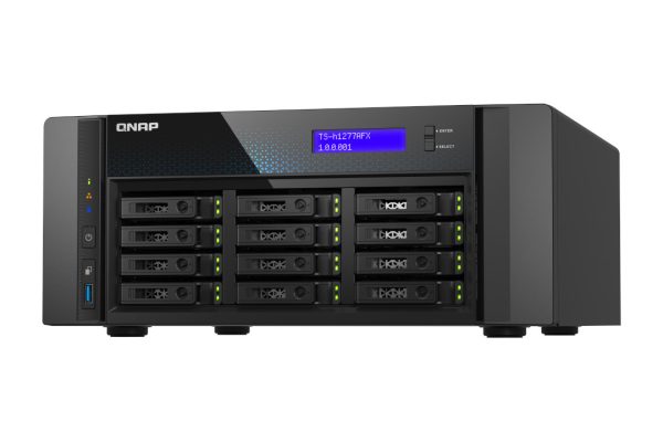 QNAP annuncia il nuovo NAS TS-h1277AFX: 12 alloggiamenti e CPU AMD Ryzen 7