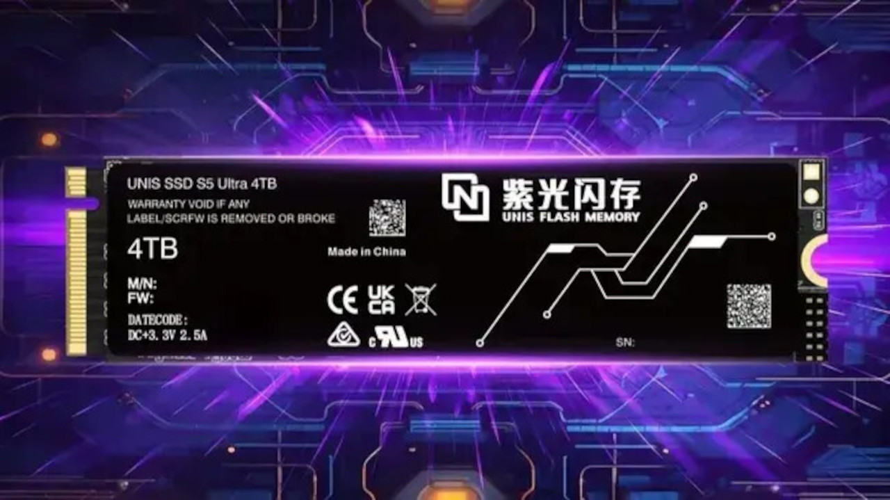 UNIS S5: l'SSD cinese PCIe 5.0 che batte (sulla carta) Samsung e Crucial tocca 14,9 GB/s